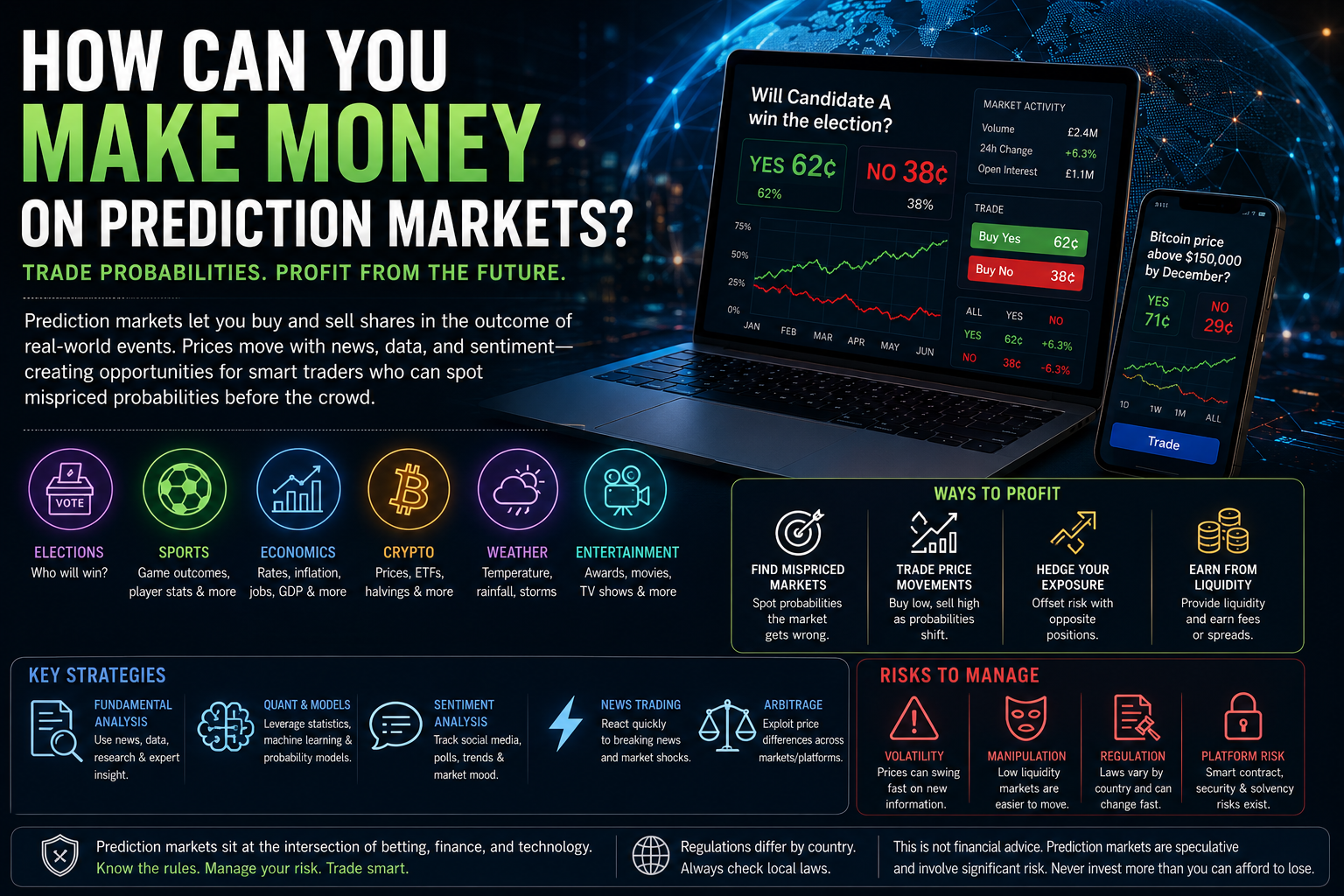 Making Money on Prediction Markets 1. What is a prediction market?